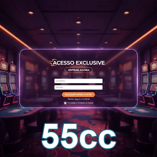 Ilustração de Acesse serviços VIP no 55cc com cadastro simplificado