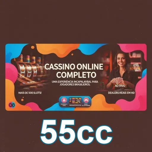 Ilustração de Experimente os Slots Rápidos da 55cc e Serviços VIP