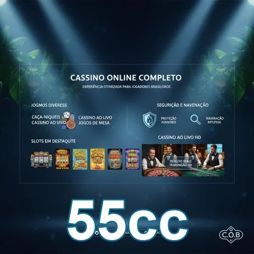 Ilustração de Experimente os Slots Rápidos da 55cc e Serviços VIP