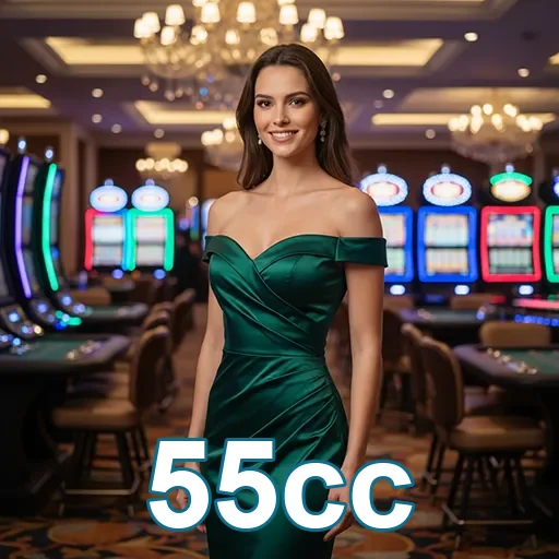 Ilustração de Explore a segurança da 55cc na plataforma de jogos