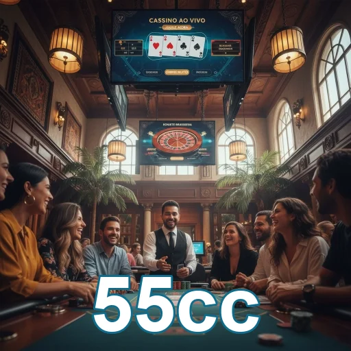 Ilustração de Explore a segurança da 55cc na plataforma de jogos